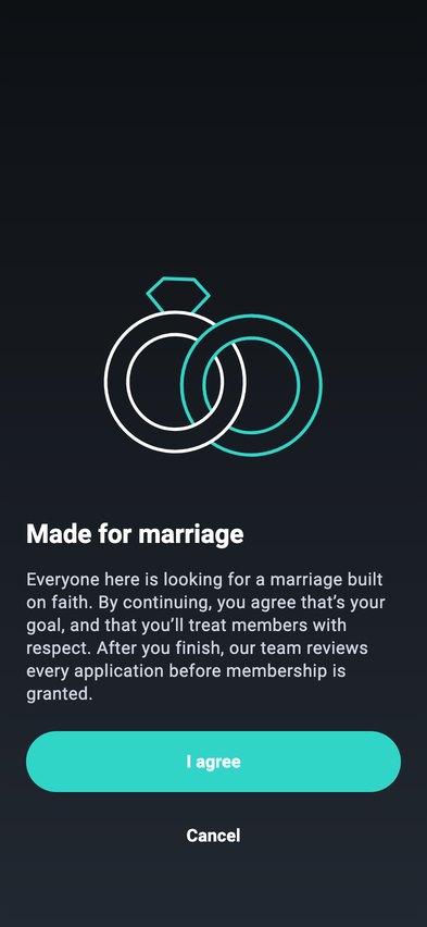 Made for marriage: everyone here is looking for a marriage built on faith and agrees to treat members with respect, I agree